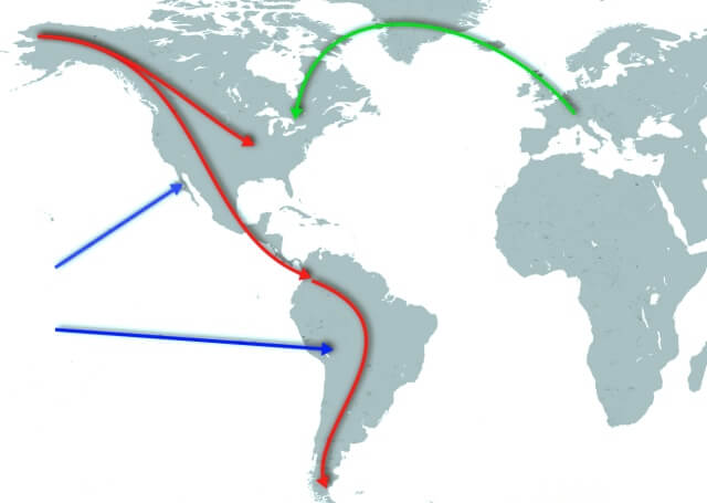 mapa migrace