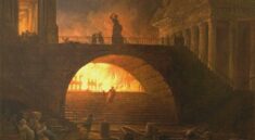 Hubert Robert - Požár Říma