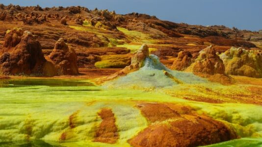 Termální oblast Dallol