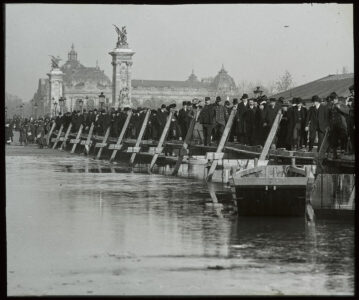 Povodeň v Paříži 1910