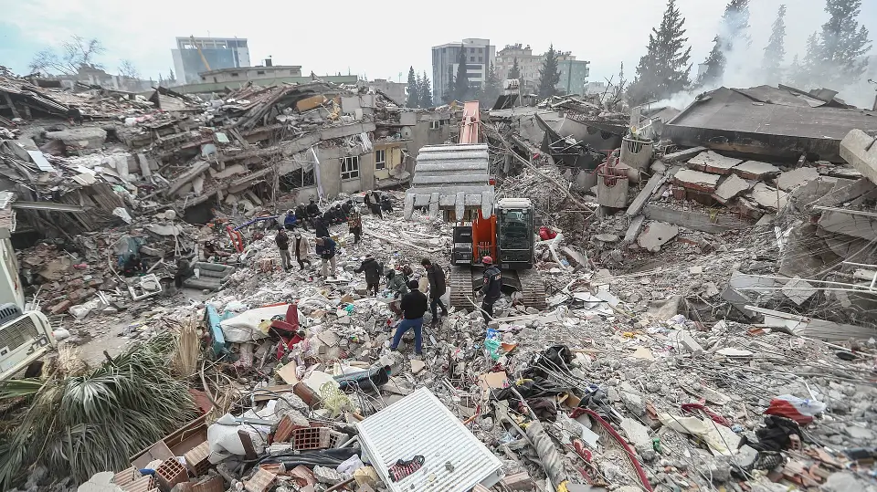 Turecké město Kahramanmaraş po zemětřesení