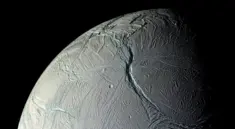 Enceladus ze sondy Cassini