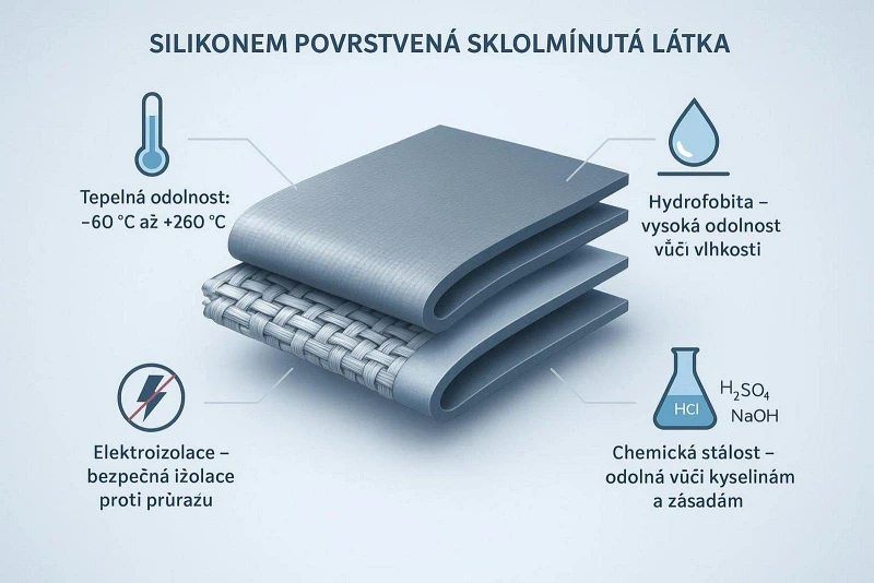 Silikonové tkaniny
