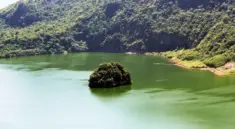 Jezero Taal s ostrovem