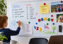 Magnetická tabule na fixu